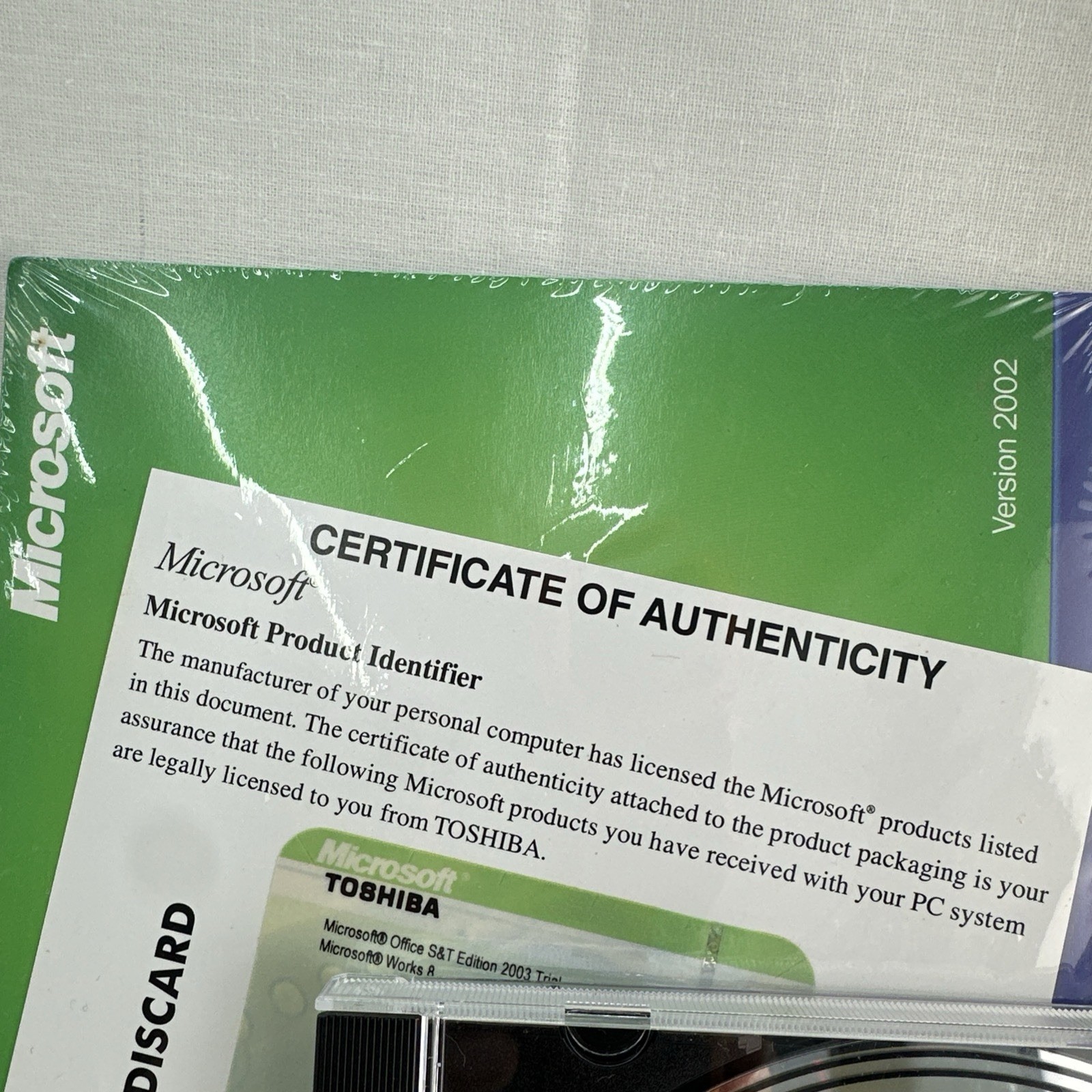 Toshiba Satellite L20/L25 Recovery and Applications DVD Package
