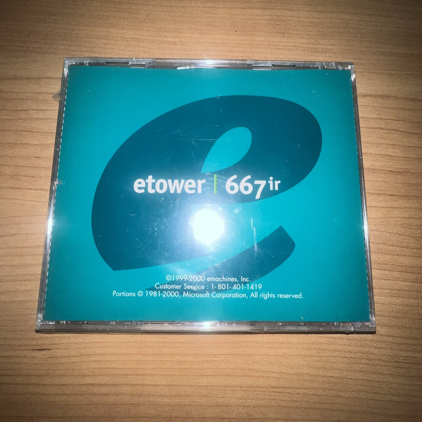 Emachine Restore CD ETower 667ir Ver 1.5 Bootable CD Microsoft 1999 Sealed