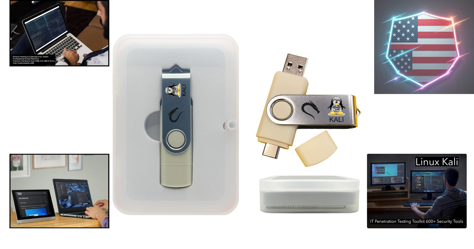 Kali Linux Bootable USB Flash Drive for PC – Cybersecurity & Ethical Hacking …