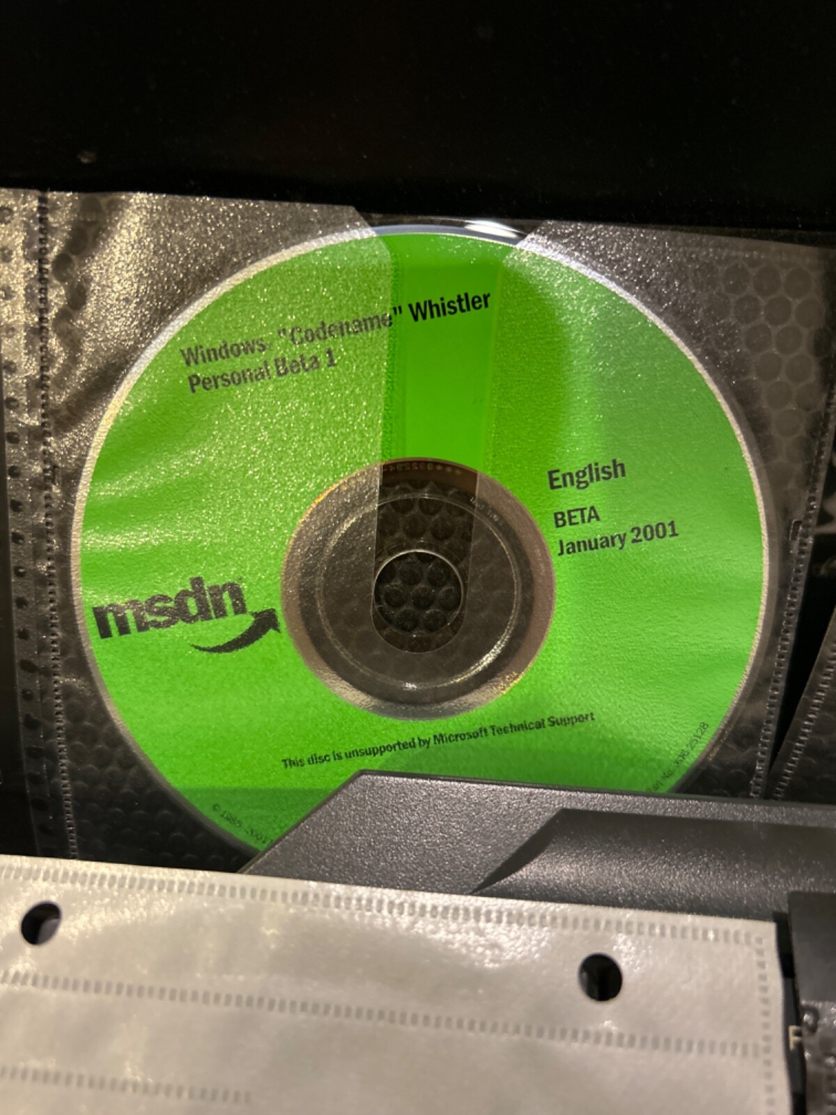 6 CDs NEW RARE Microsoft Windows “Codename” Whistler Adv, Prof,Personal, more.
