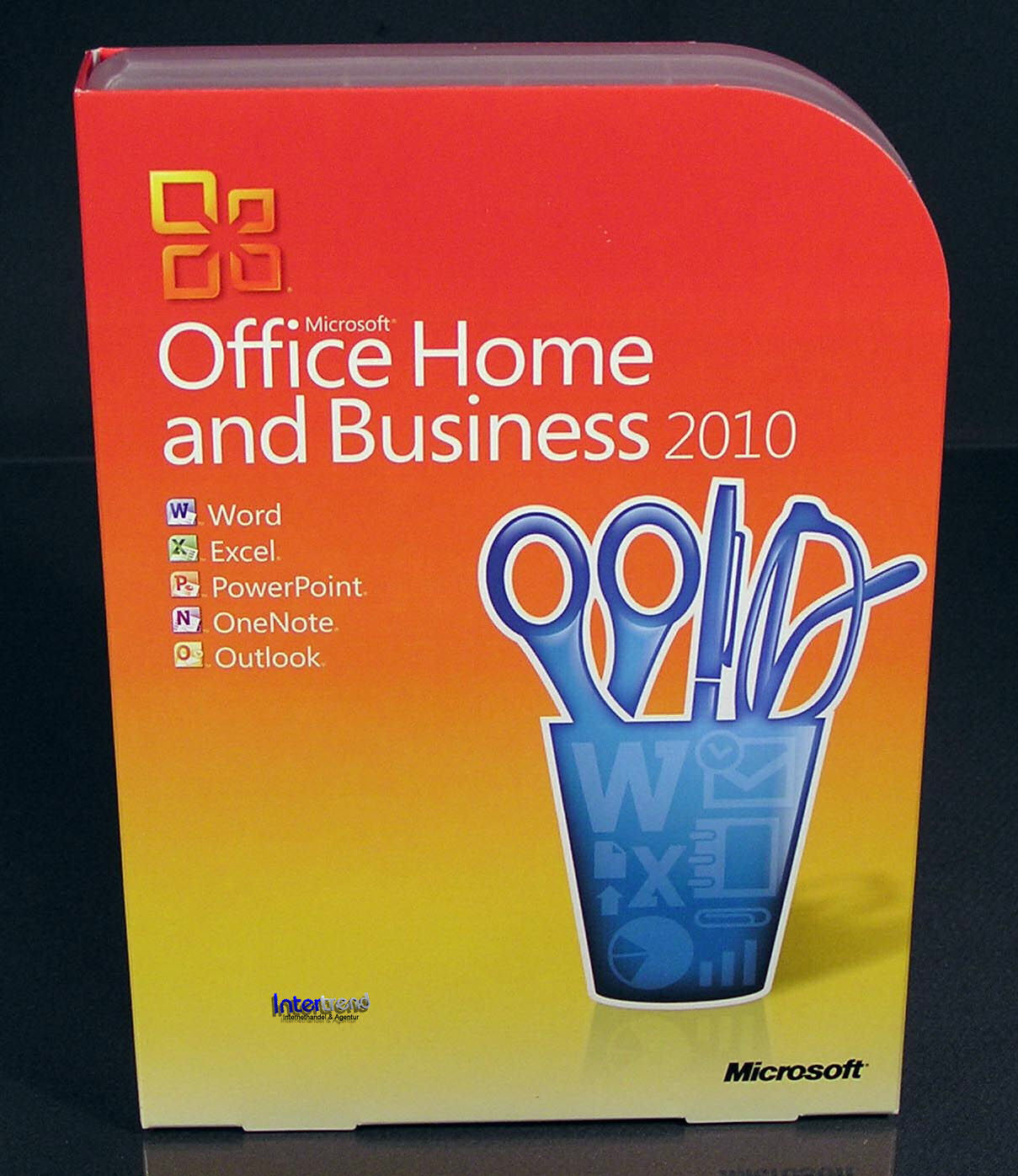 Microsoft Office Home and Business 2010 Vollversion Englisch Box, DVD + SP1 OVP