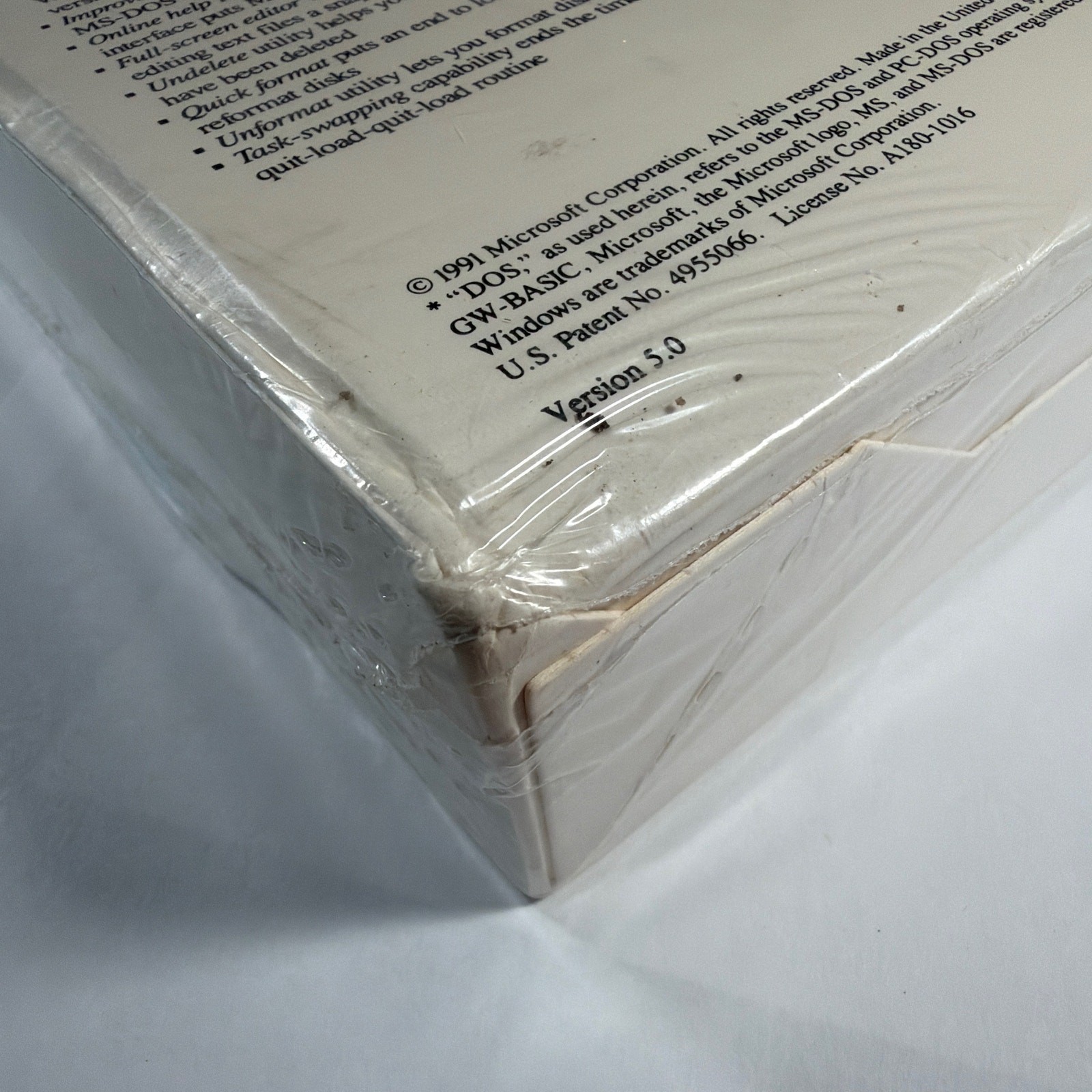 Microsoft MS-DOS 5.5 OEM Operating System Sealed 5.25 High-Density Disks ProVite