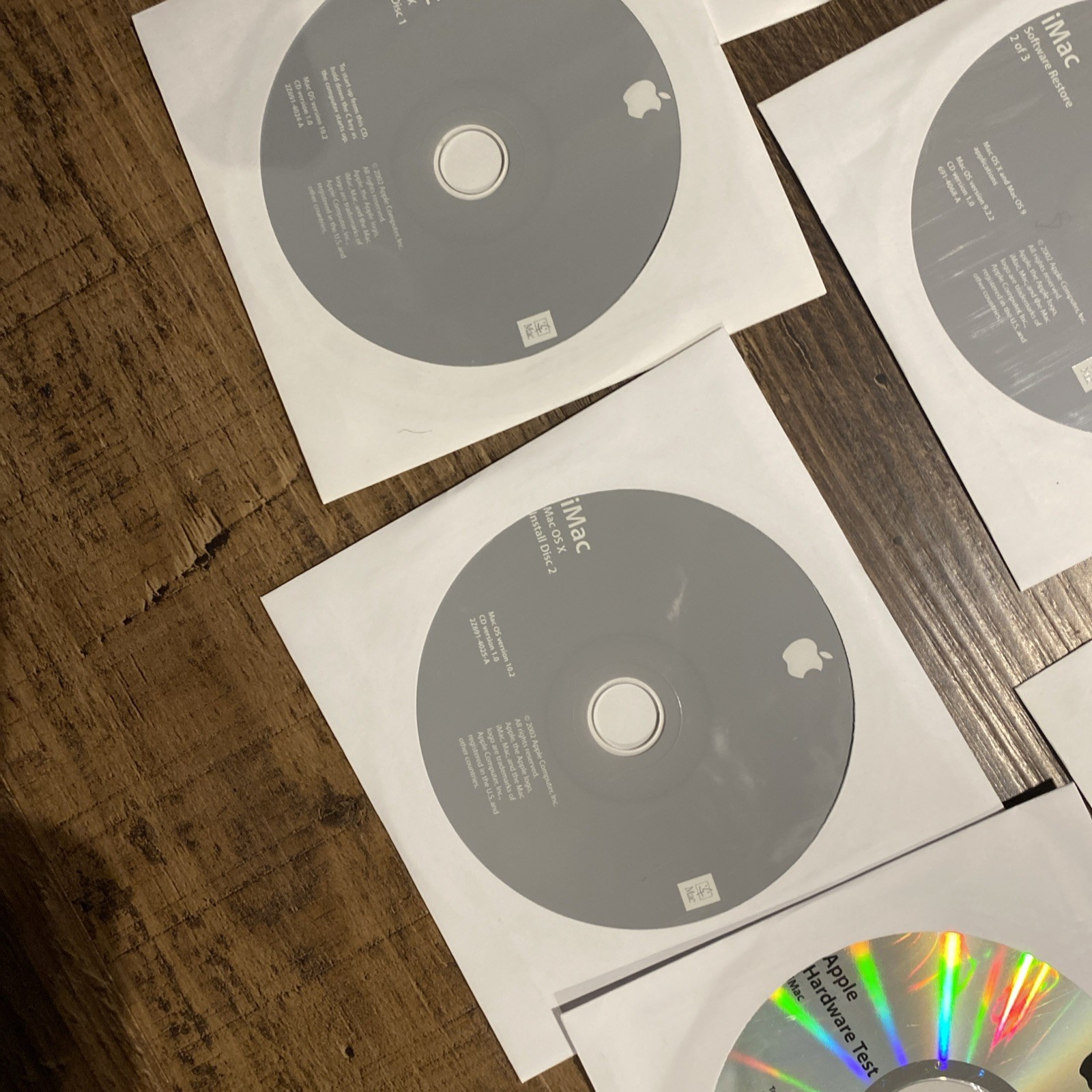 Apple IMAC SOFTWARE RESTORE OS VERSION 9.2.2 (6 Disks)