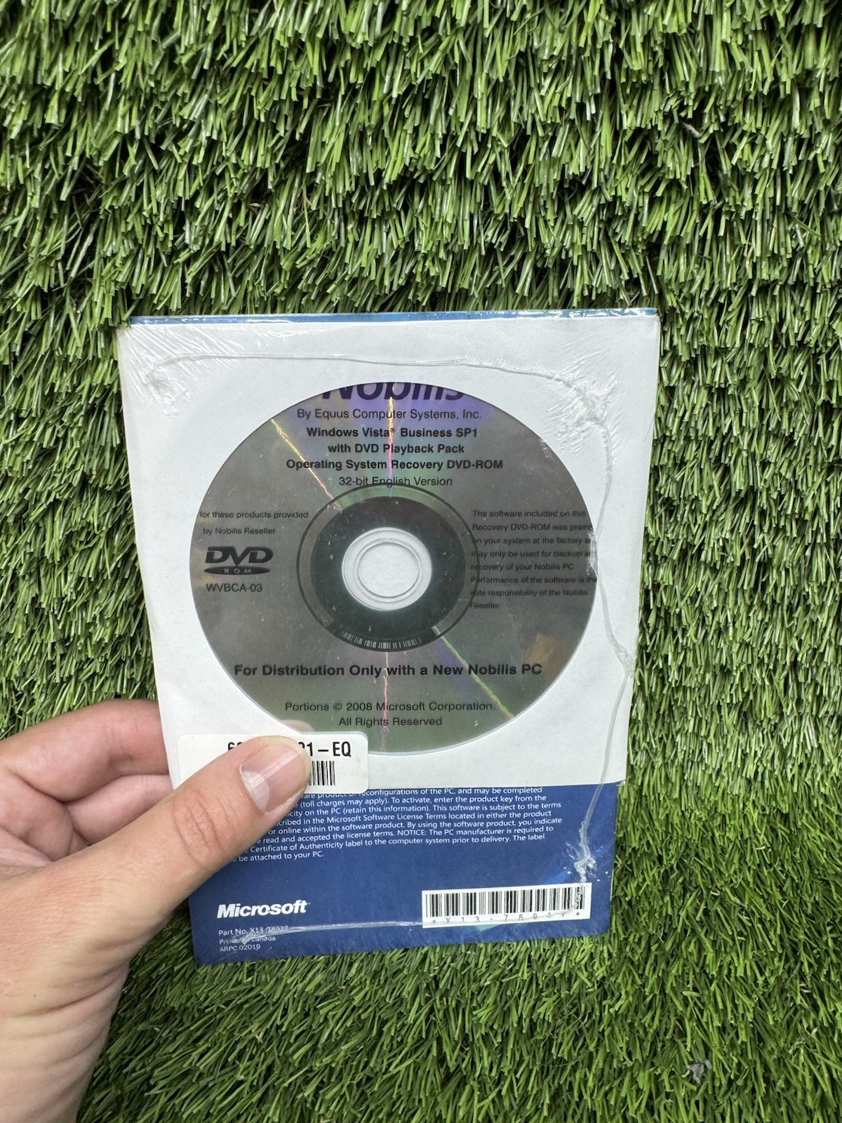 Microsoft Windows Vista Business  NOBILIS PC ONLY 32 BIT ONLY NEW SEALED!