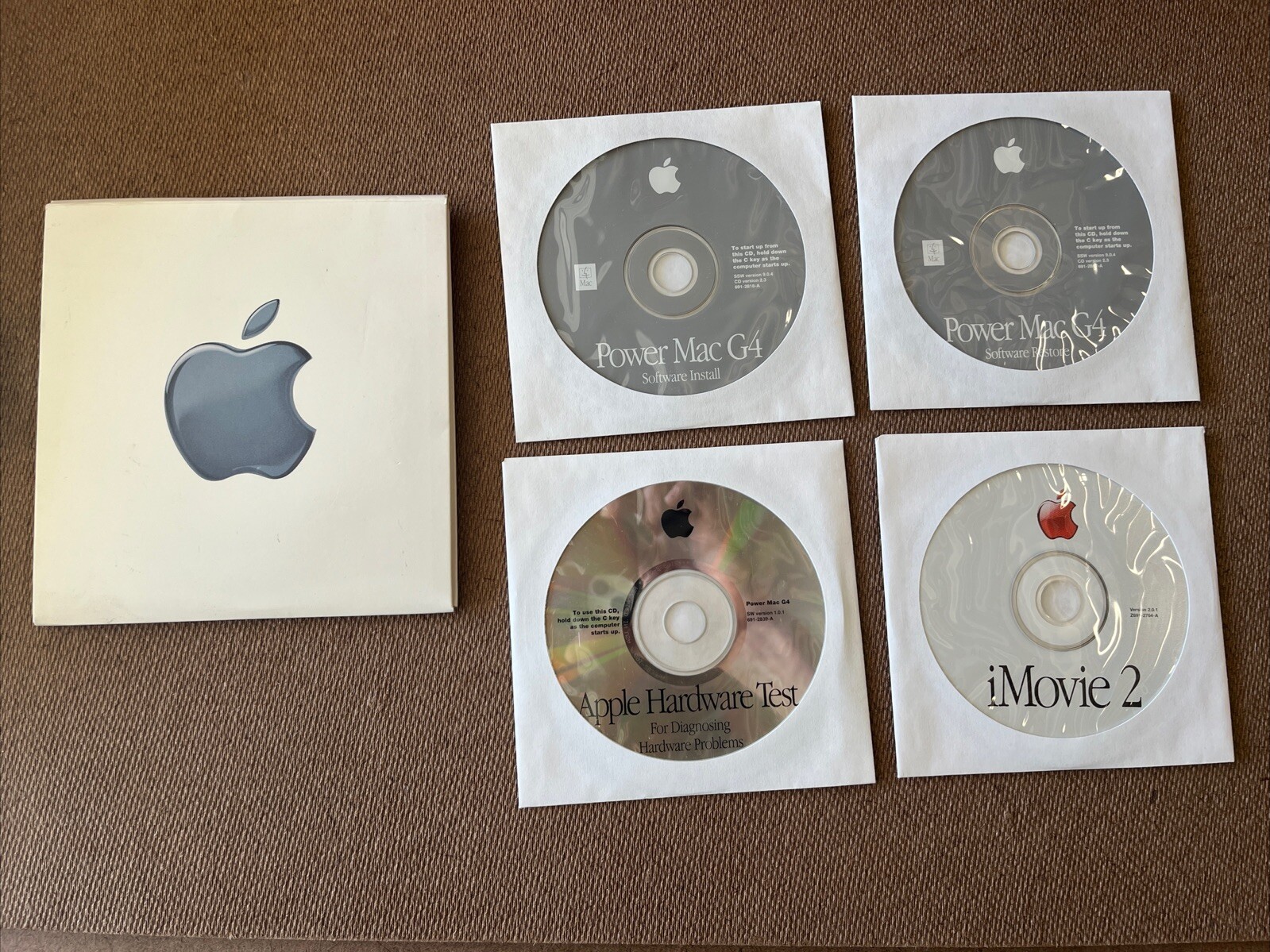 Apple Power Mac G4 Version 9.0.4 Install Restore discs iMovie2