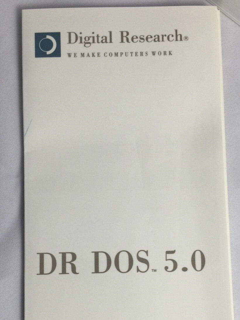 NEW DOS 5.0 Vintage Collectible Digital Research 3.5″ Disk DR DOS 5 Rare 1991-92