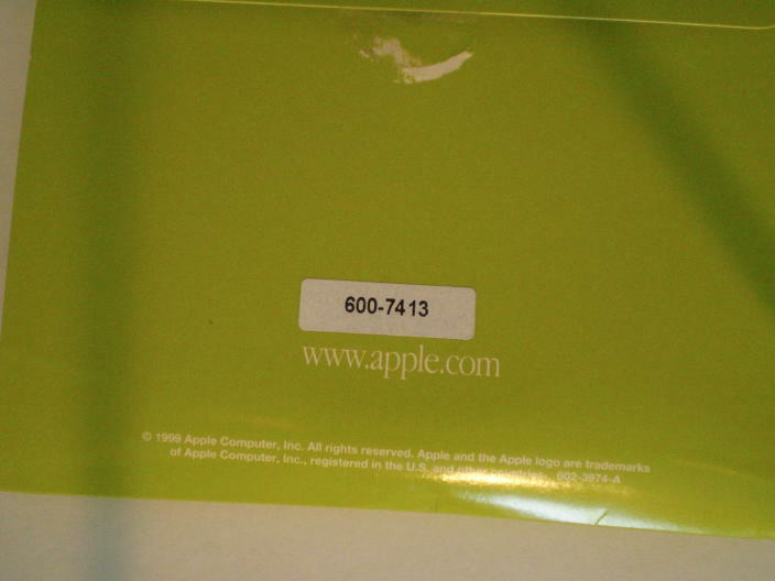 Apple Macintosh iMac (1999) Software Media Pack 600-7413 – 6 CD’s