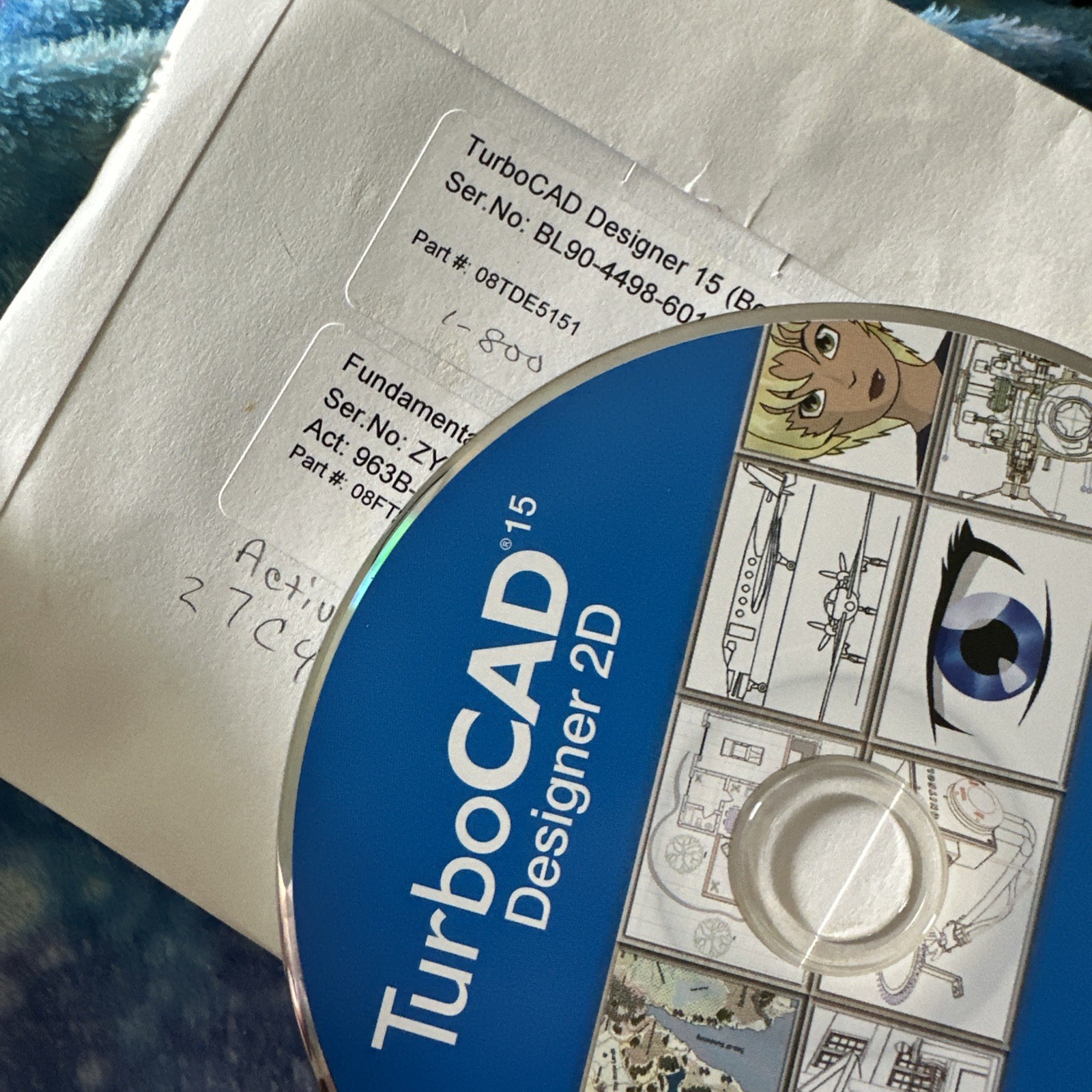 TurboCAD 15 Designer 2D DVD W/Serial # & Activation Key For Windows XP & Vista