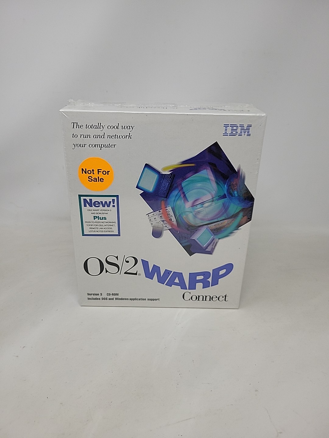 *NEW SEALED* IBM OS/2 Warp Connect Version 3 CD-Rom Vintage Computer Software