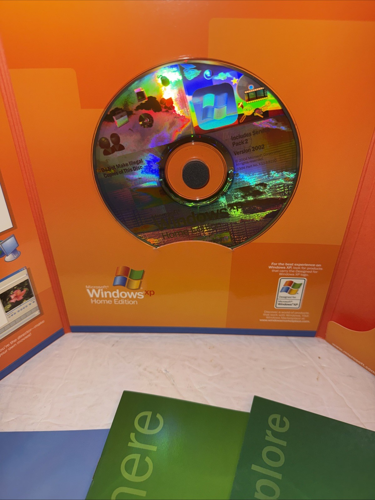 Microsoft Windows XP Home Edition Upgrade Retail Package With Product Code