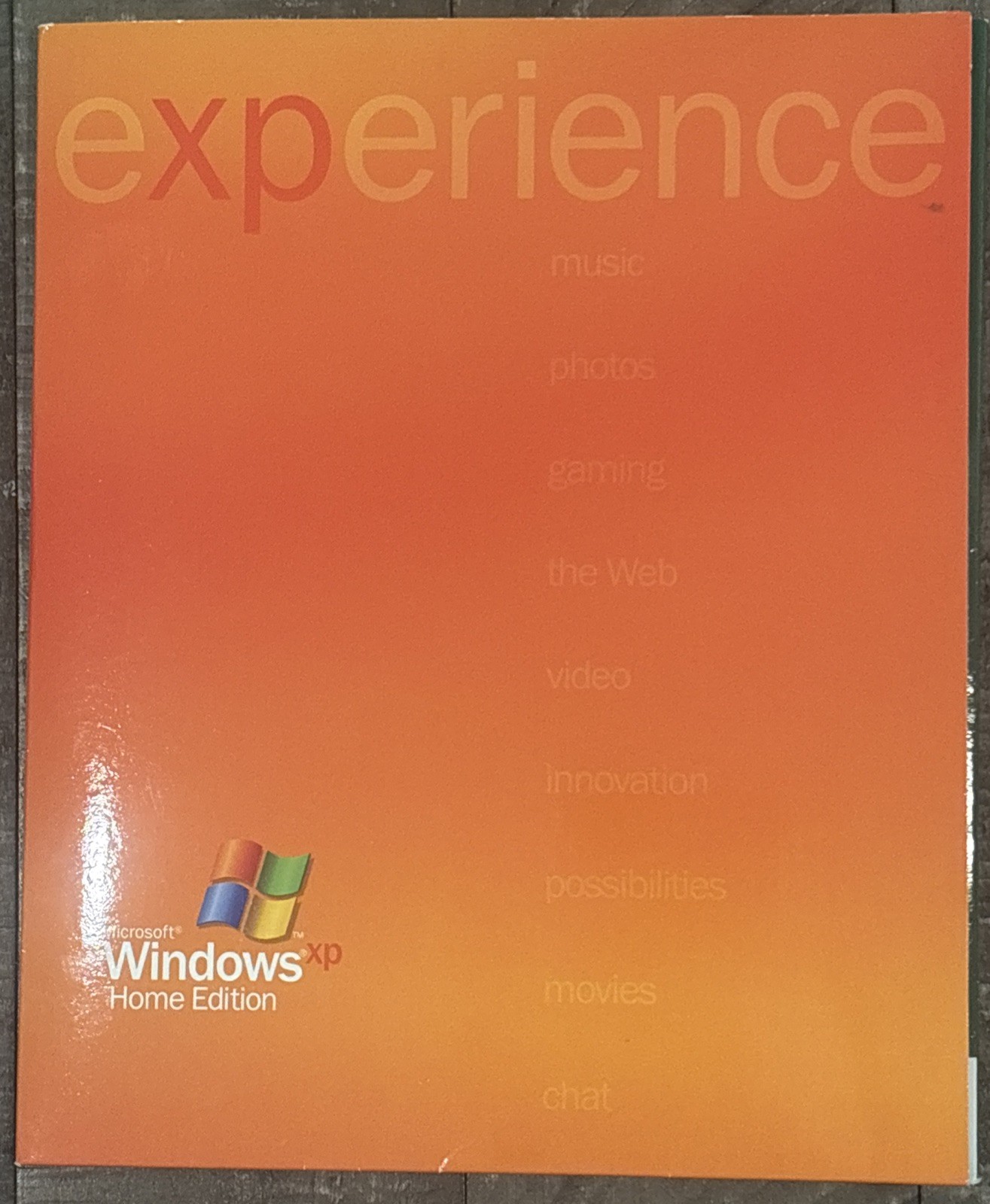 Vintage 2002 Microsoft Windows XP Home Edition Upgrade CD SP1 Full Retail Box!