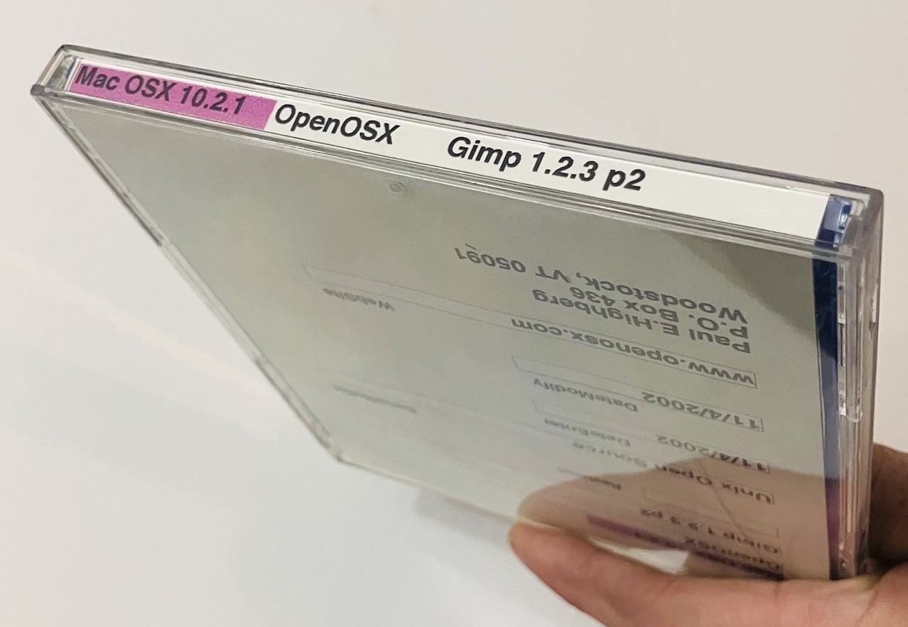 OpenOSX Mac OS X Installer 3 Disc Lot Office GIMP OpenWeb Vintage
