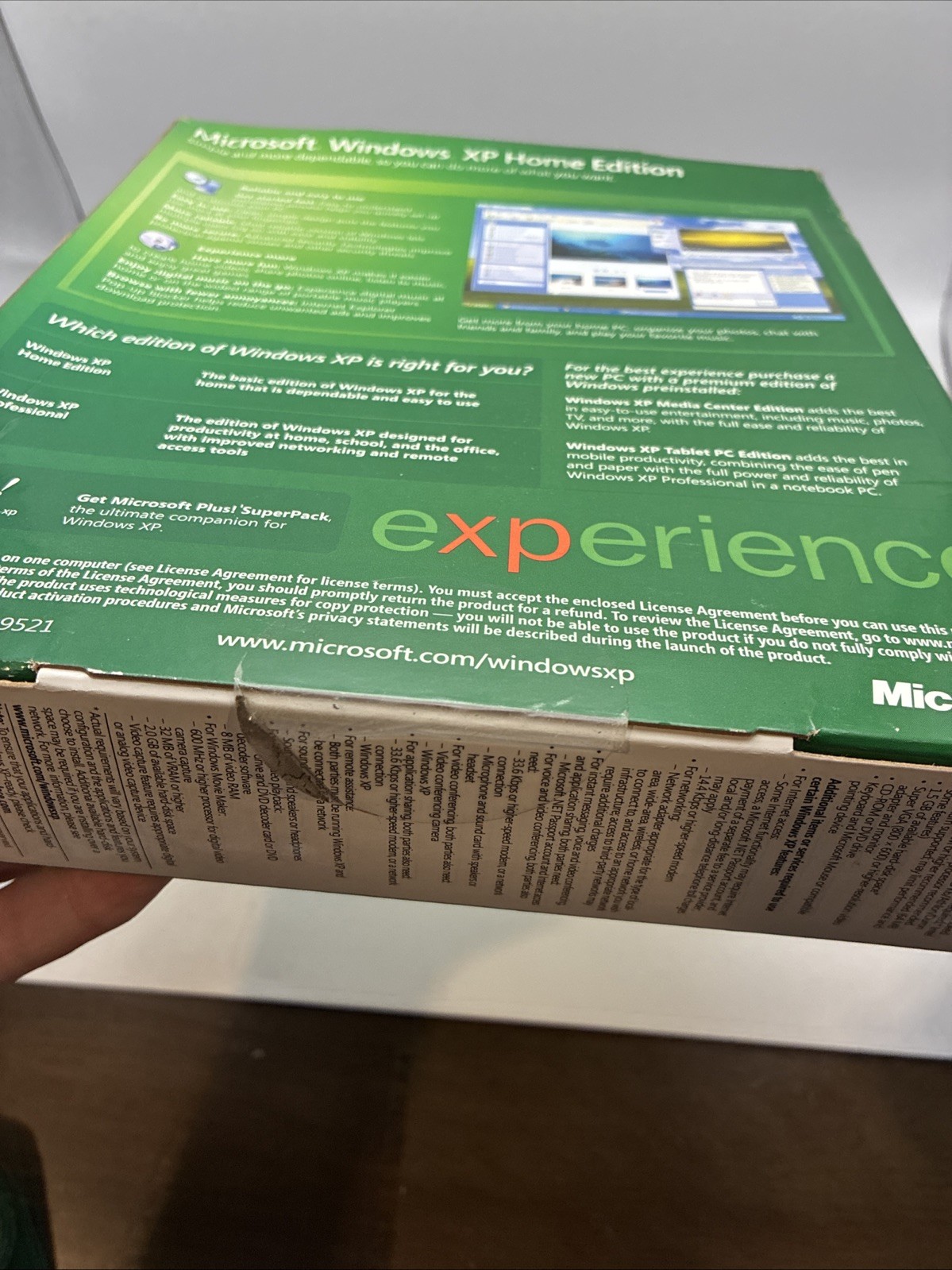 Microsoft Windows XP Home Edition Upgrade Retail Package – NEW SEALED