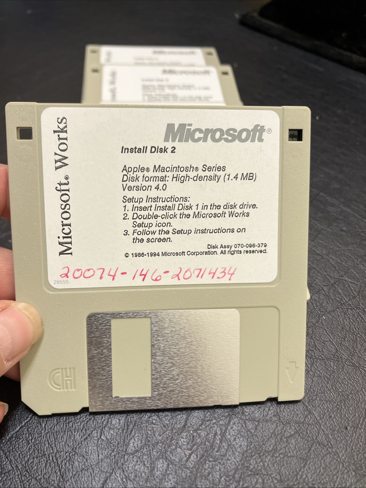 Microsoft install disks 1-6 1986 To 1994 (A1)