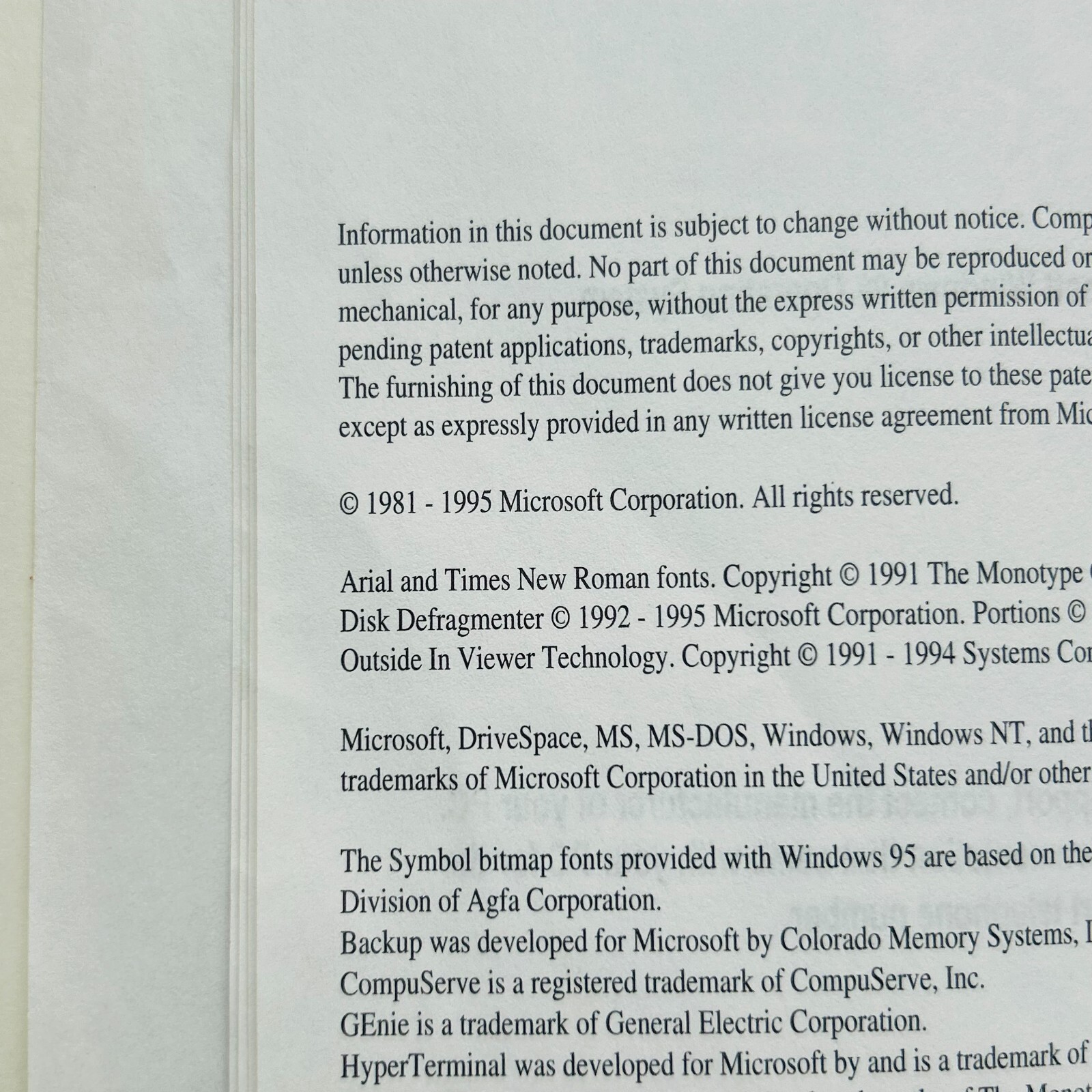 Microsoft Windows 95 Instruction Manual + The Works Companion Paperback Book Lot