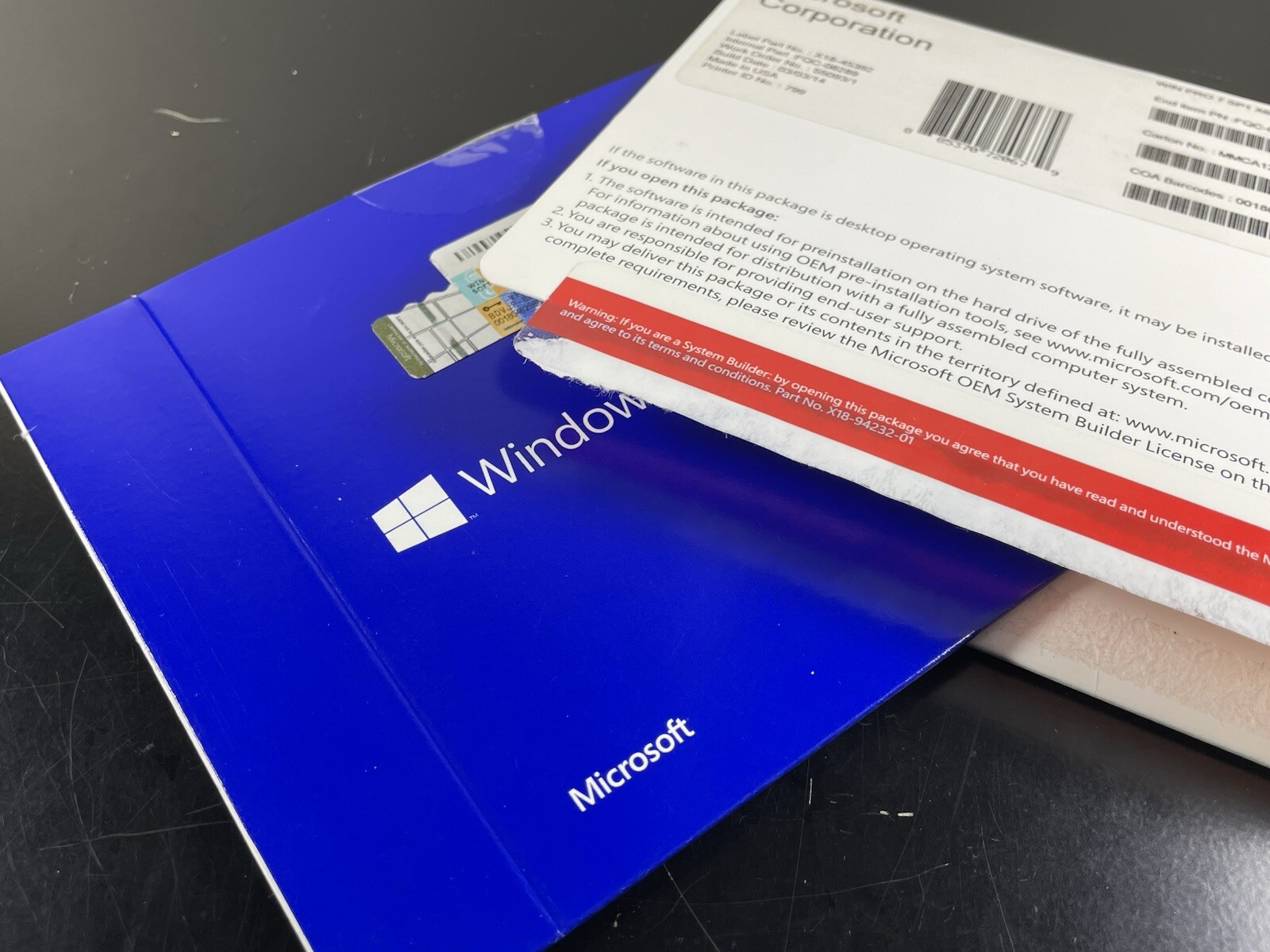 Microsoft Windows 7 Professional 64 SP1 Bit Full Version DVD W/ Product Key
