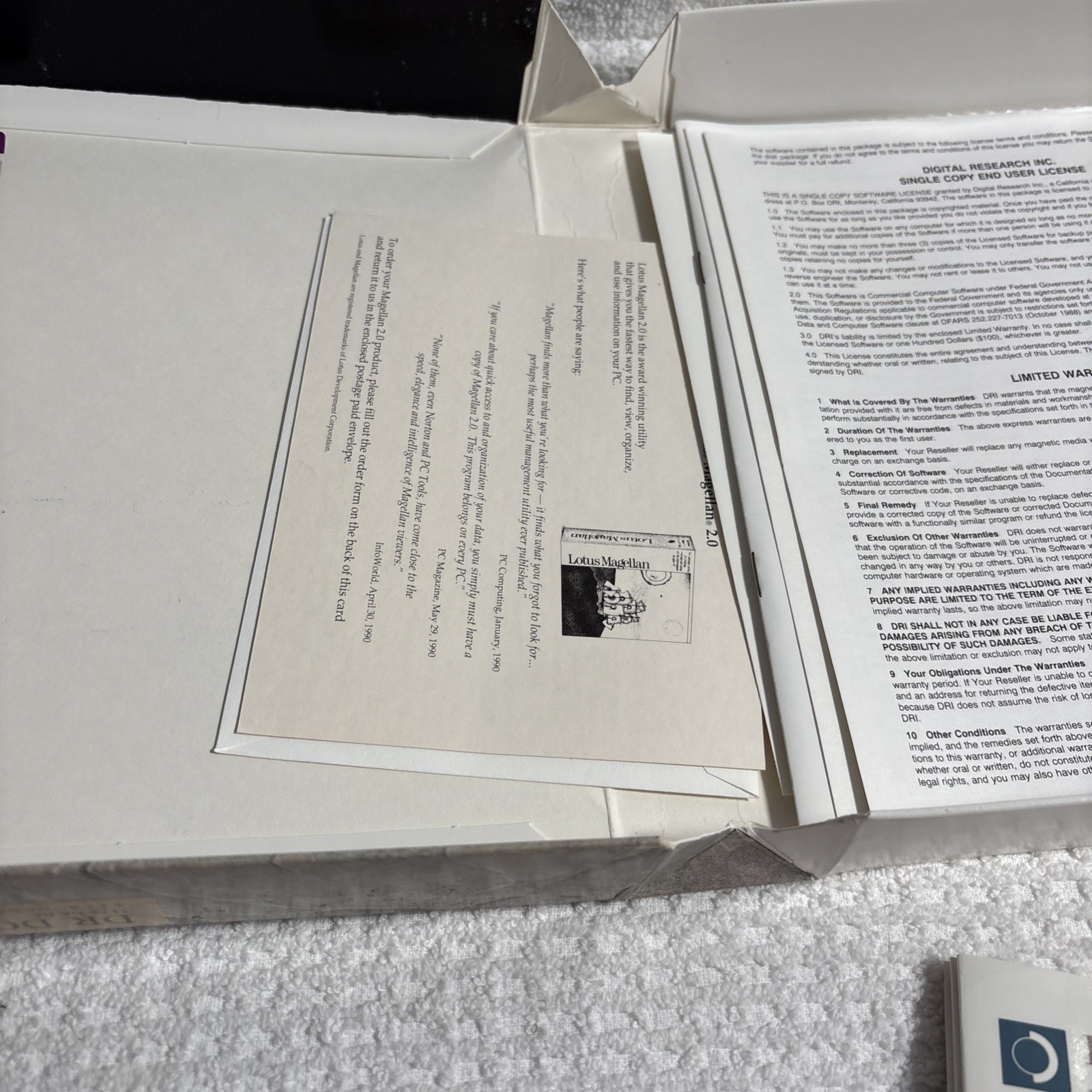 DOS 5.0 Vintage Collectible Digital Research 5.25″ Disk DR DOS 5 Rare Open Box