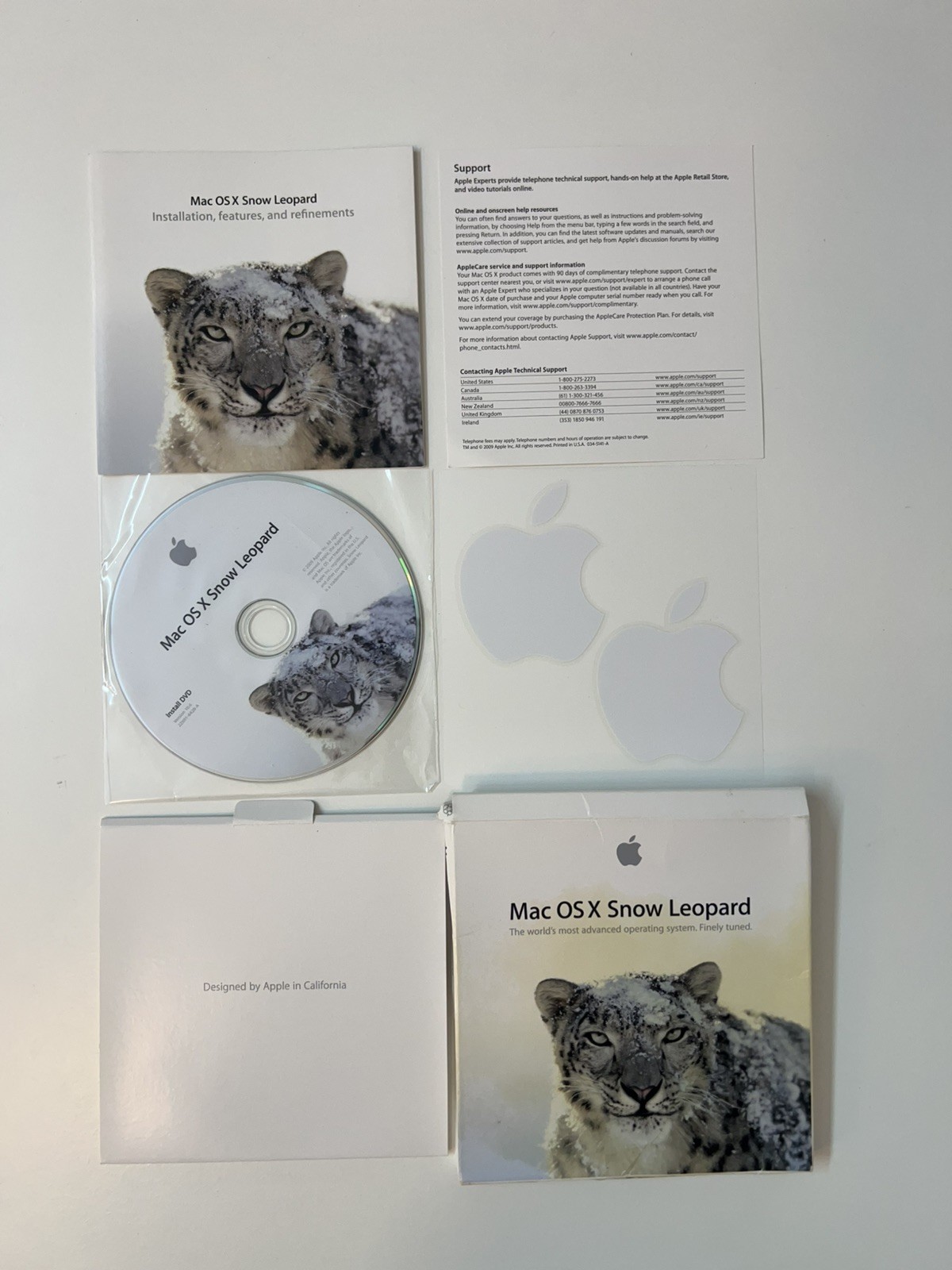Apple Mac OS X Version 10.6 Snow Leopard (MC223Z/A) Retail OEM