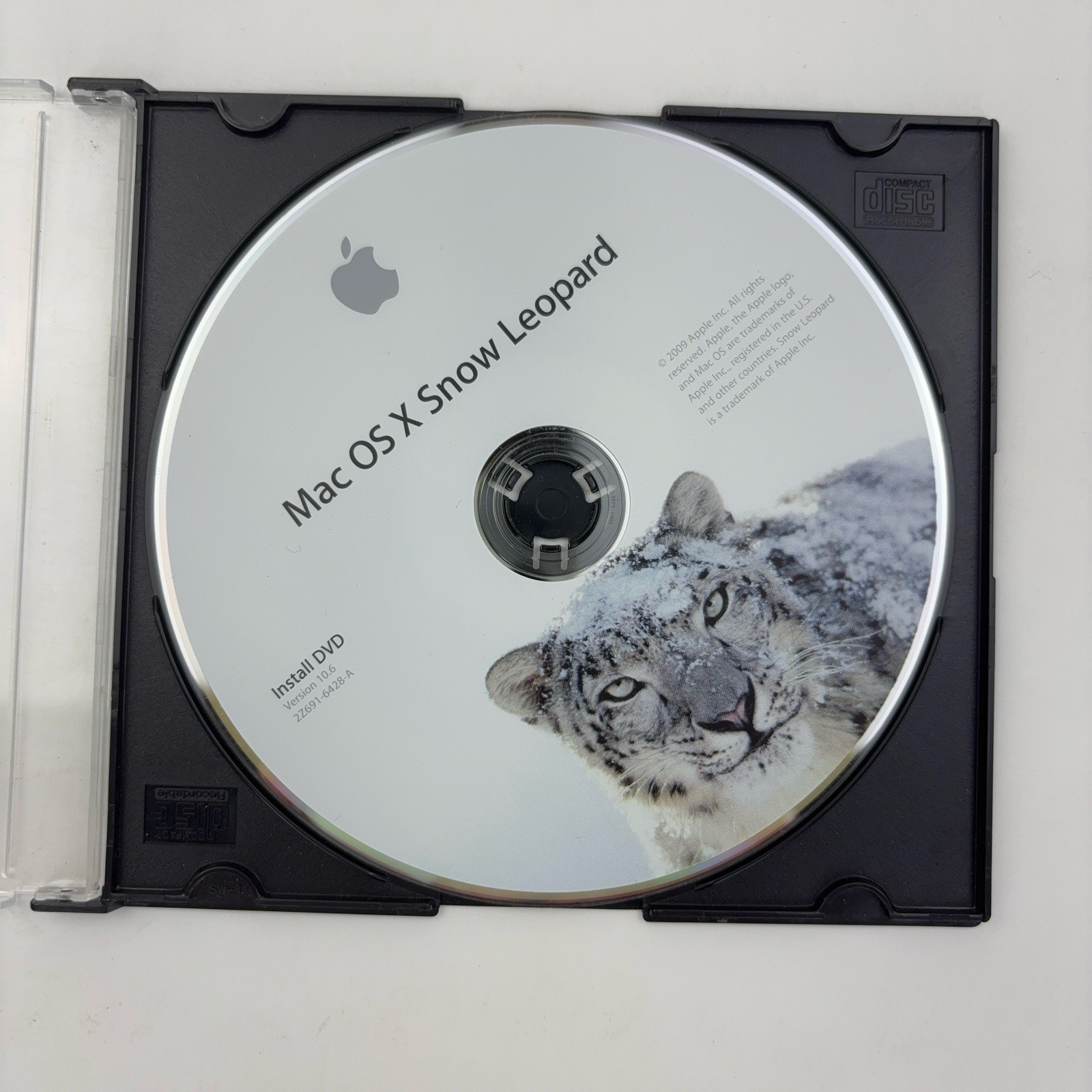 Apple Mac OS X Version 10.6 Snow Leopard Retail OEM Install DVD – 2Z691-6428-A