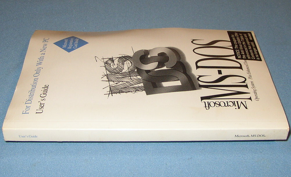 Microsoft MS-DOS Operating System Plus Enhanced Tools on 3.5″ Floppy Disks *NEW*