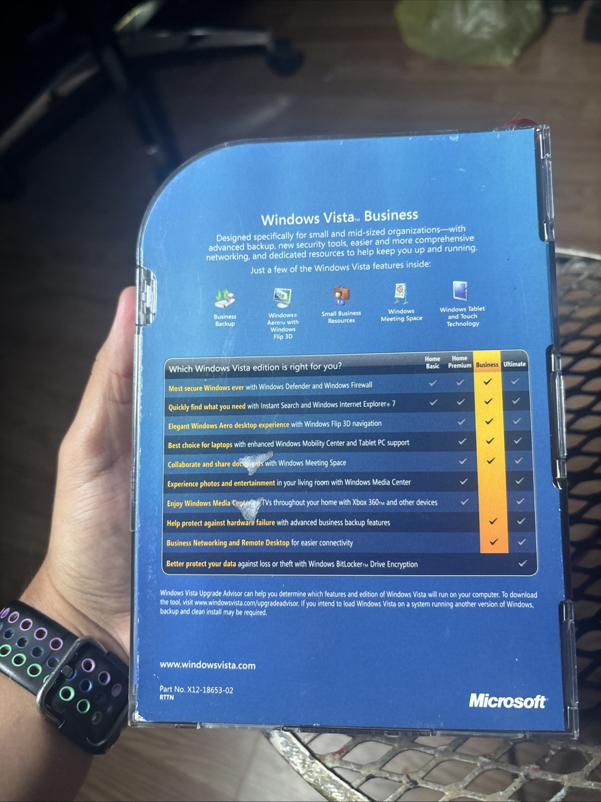 Microsoft Windows Vista Business Full MS WIN 32 Bit DVD =NEW SEALED RETAIL BOX=