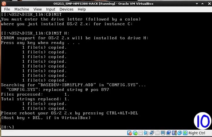 IBM OS/2 for Symmetrical Multiprocessing (SMP) v2.11 16 CPU/CORE kernel, HPFS386