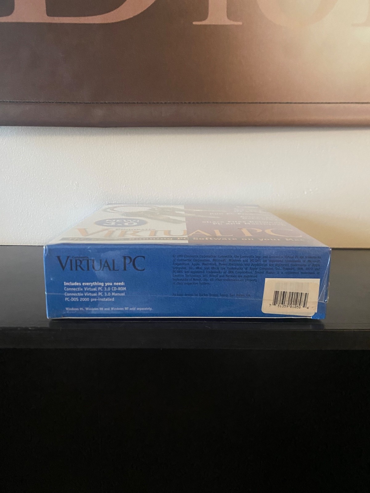 RARE 1999 Connectix Virtual PC Version 3.0 Mac BRAND NEW SEALED – FAST SHIPPING