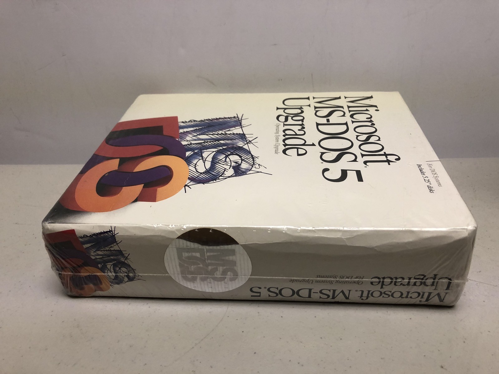 Microsoft MS-DOS 5 Upgrade PC 5.25″ Floppy Factory Sealed Software