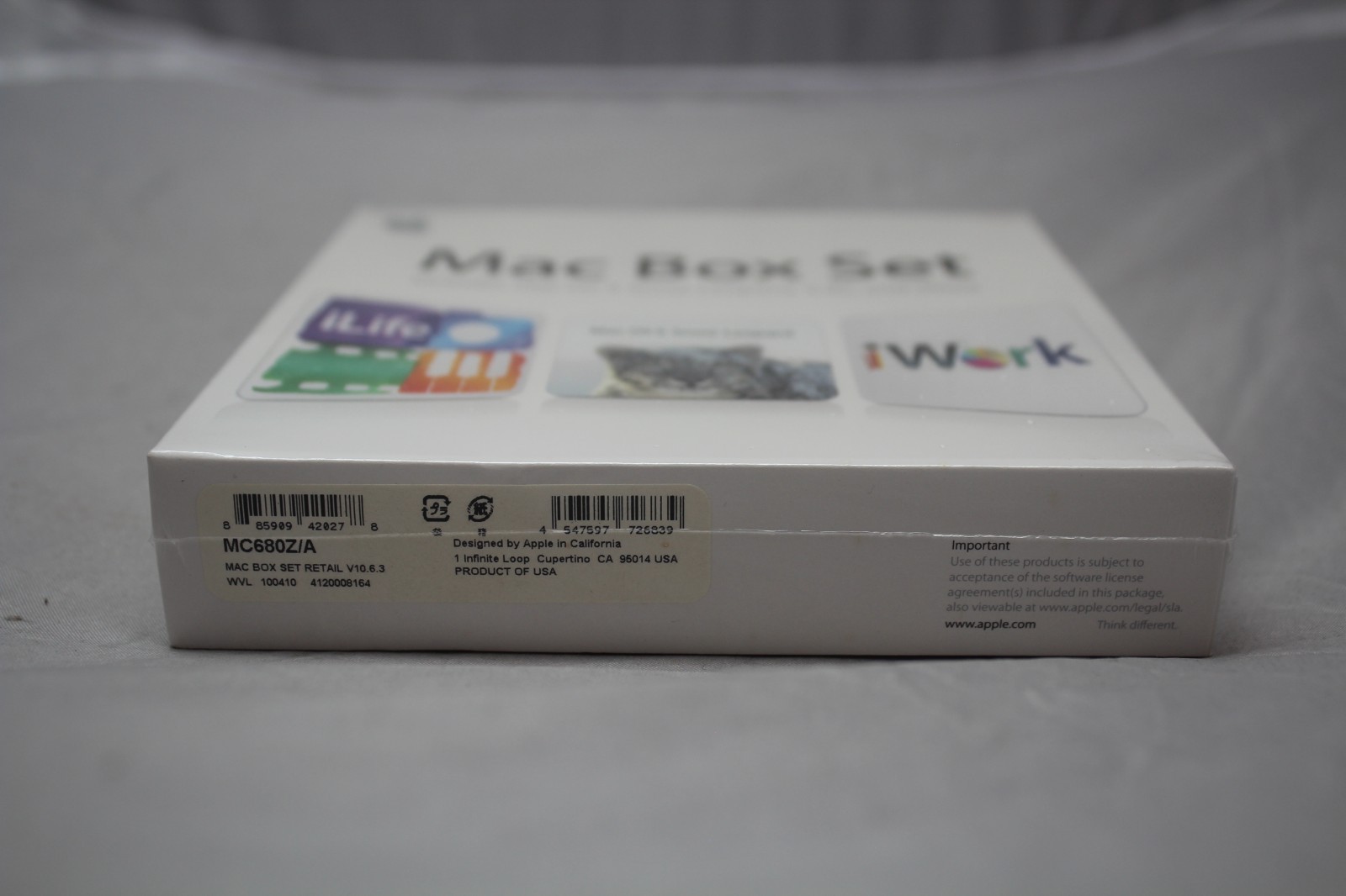 Sealed Apple Mac Box Set Mac OS X Snow Leopard iLife 11 iWork 09 MC680Z/A