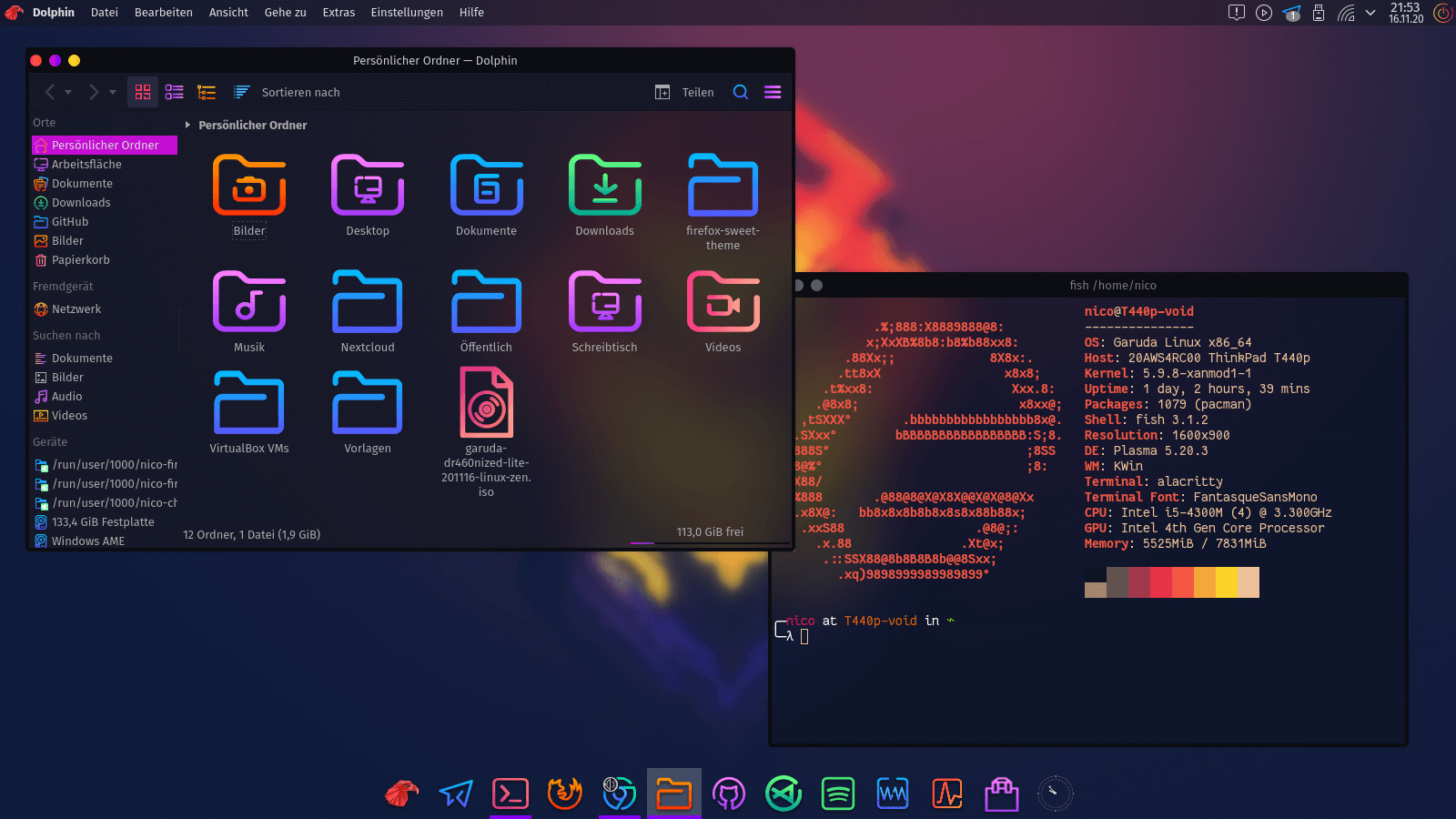 Garuda Linux Hyprland 2026.03.09  Live  Installer  DVD SHA256 Verifyed Fast Ship