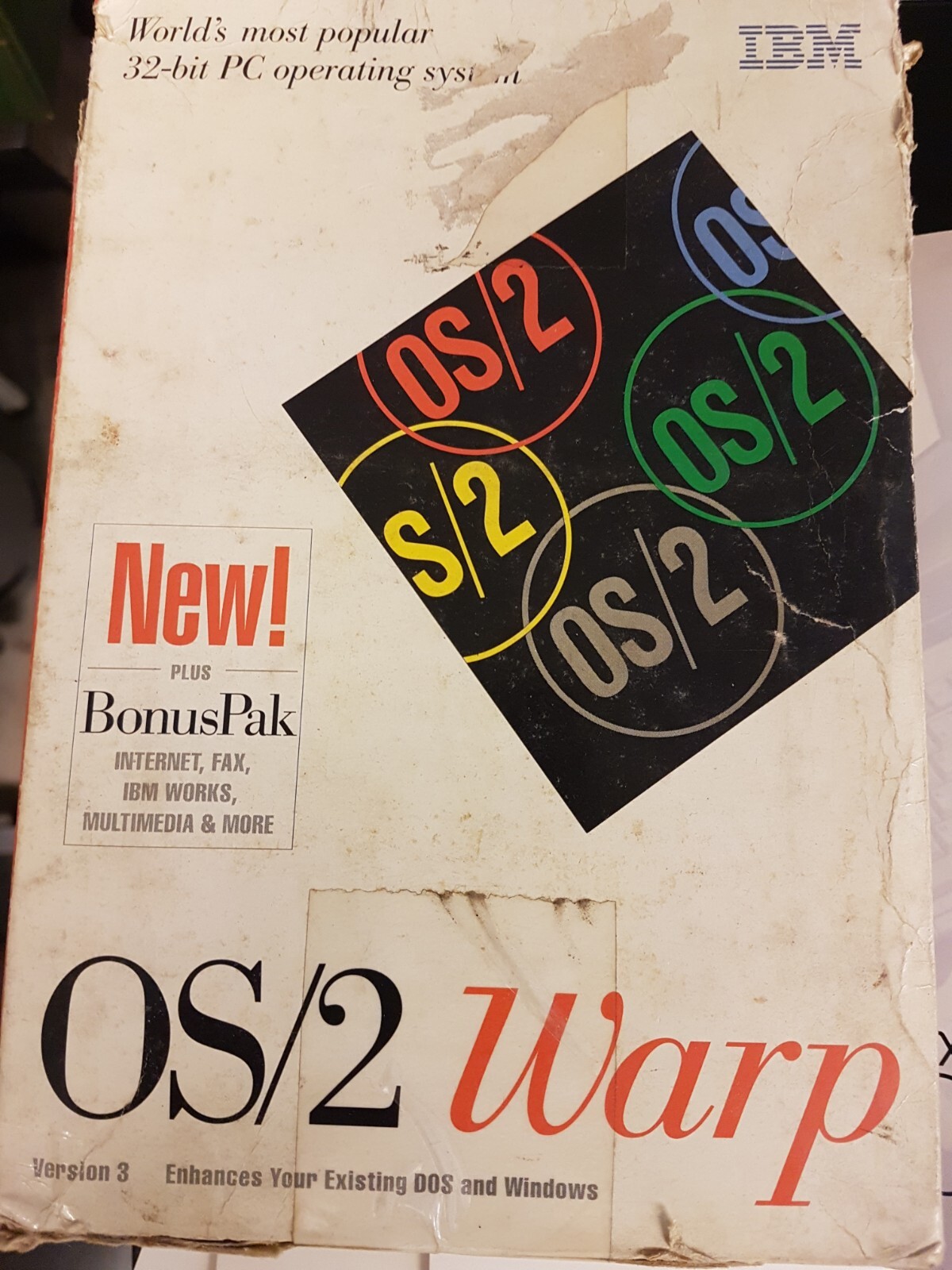 software vindage os OS/2 WARP 3 Greek