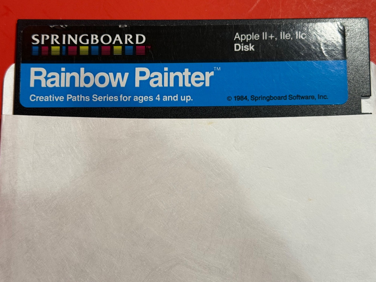 Springboard Rainbow Painter / Apple II Home Computer Software
