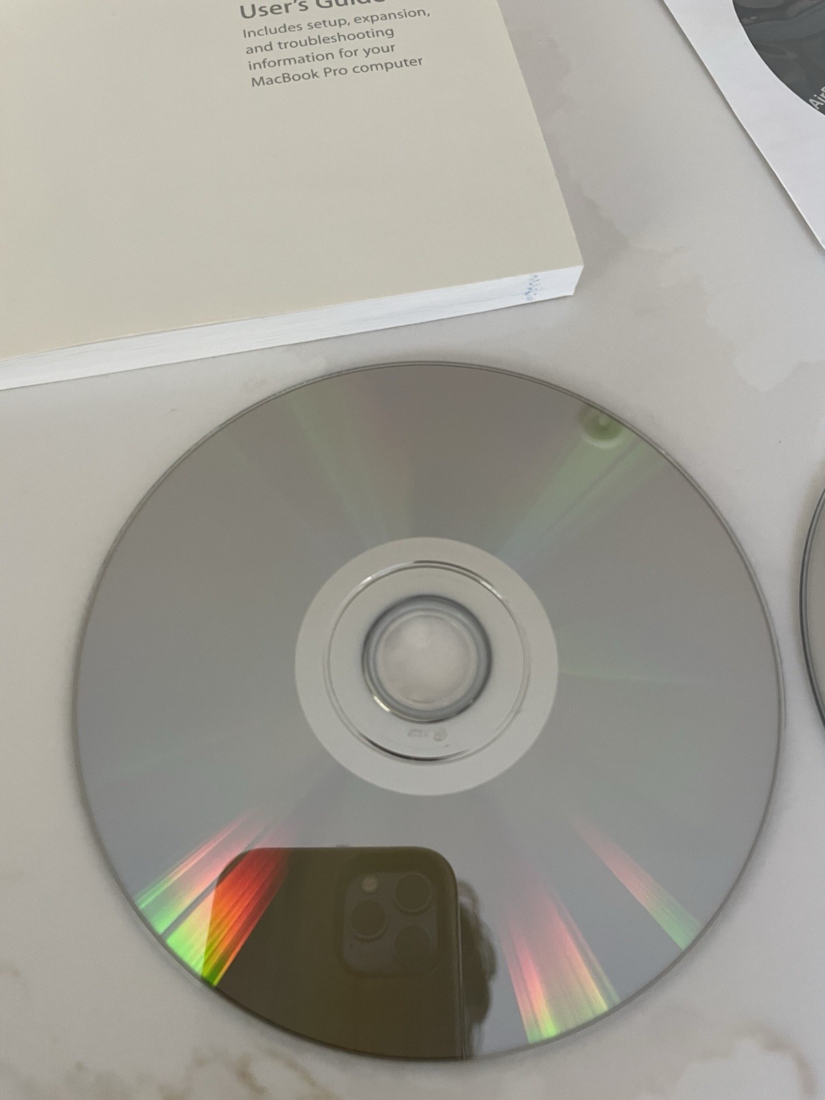 Apple MacBook Pro Mac OS X 10.4 Tiger Install Discs Manuals OEM 603-8156-A