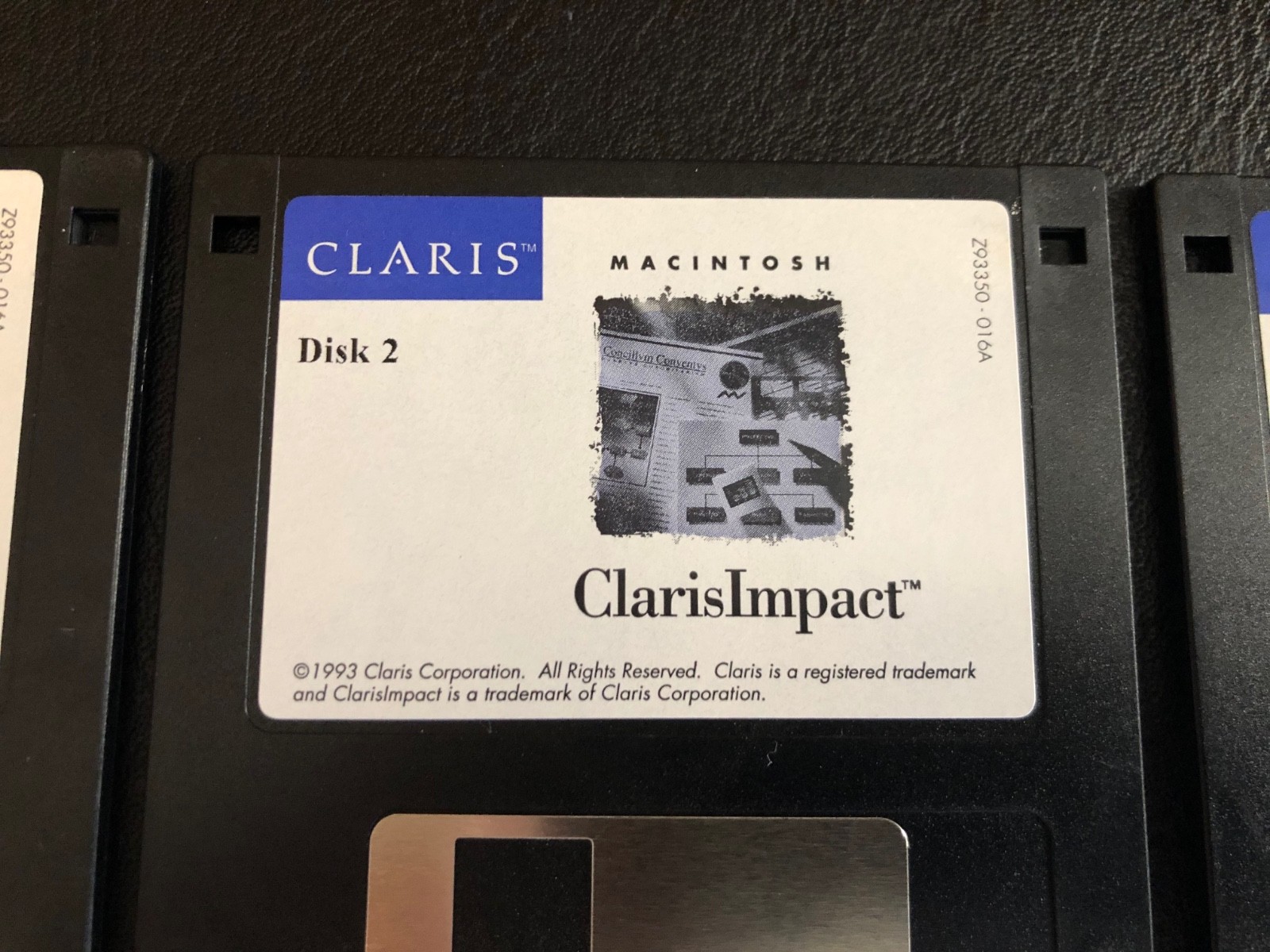 Claris Impact 6 Disk Set 3.5″ Floppy Diskette / Macintosh Computer Software