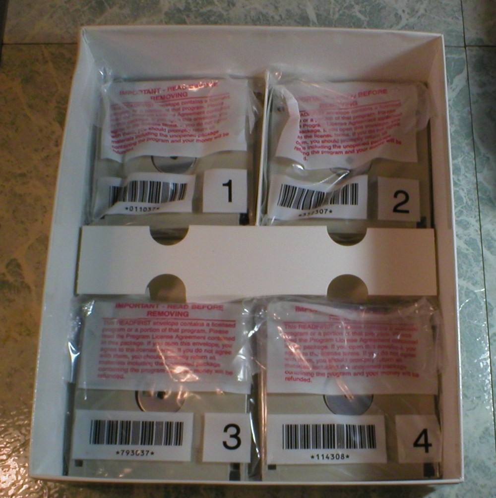 IBM OS/2 Version 2.1 –3.5” Floppy Disks–Open Box–Disks Still Sealed +2 OS/2 Mags