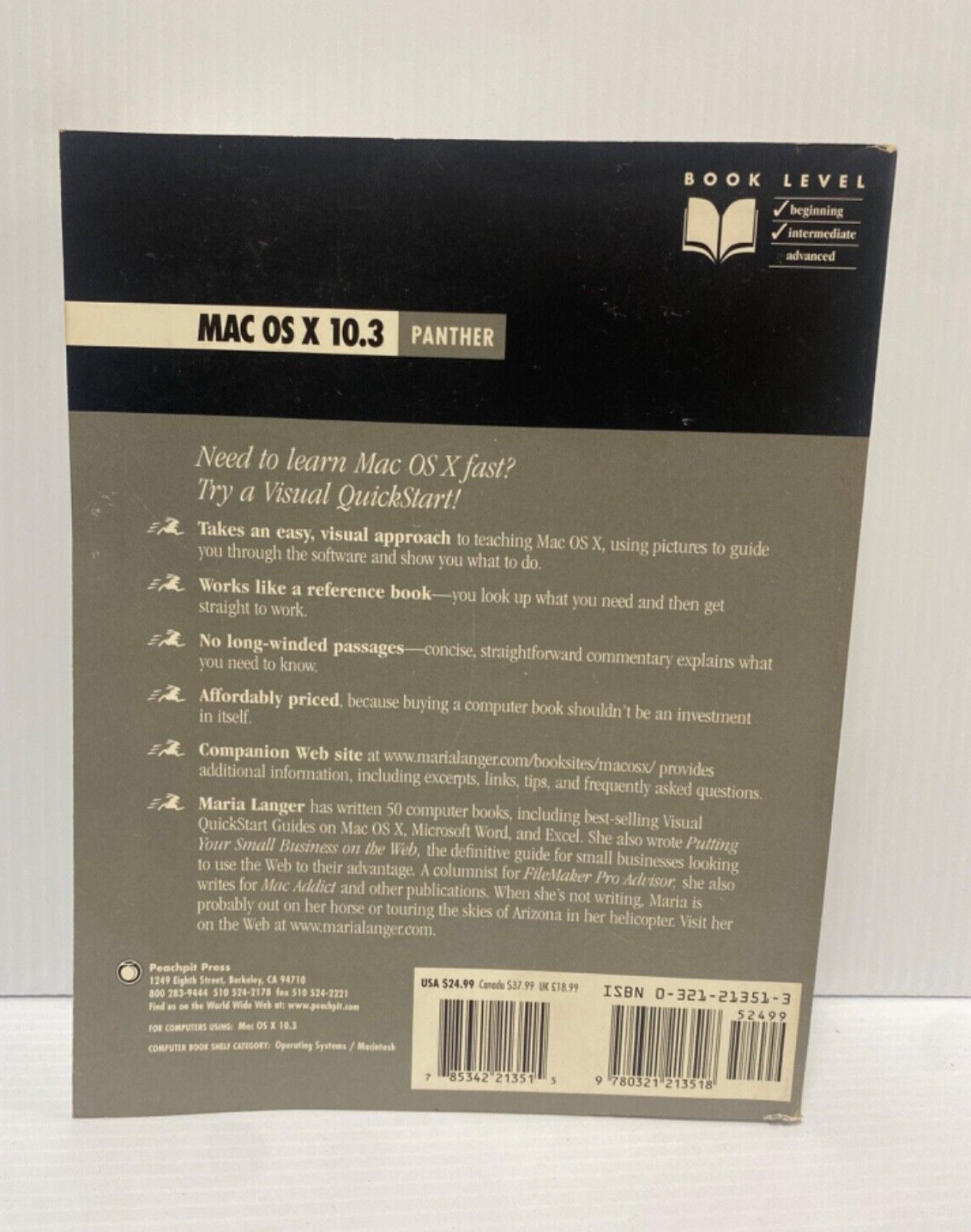 Lot of 3 MAC OS X Training Books + MAC TUNEUP (FC211-2Q877
