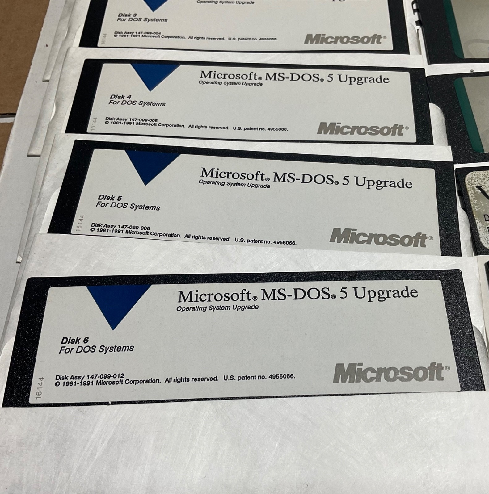 Microsoft MS-DOS Operating System Version 5 5.25″ Floppy Disk Install Plus More