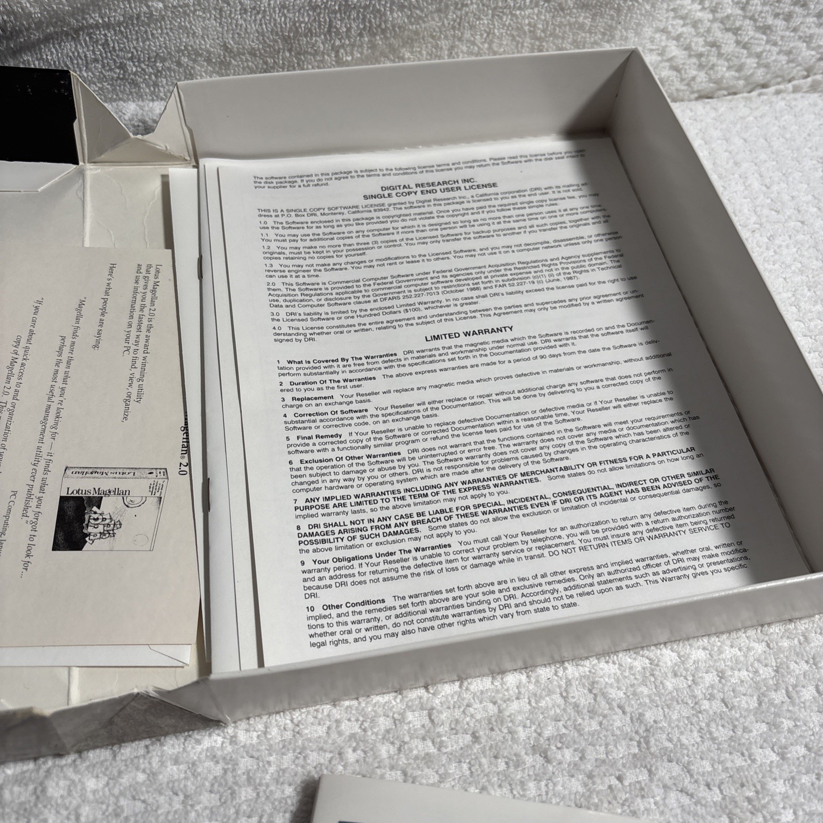 DOS 5.0 Vintage Collectible Digital Research 5.25″ Disk DR DOS 5 Rare Open Box