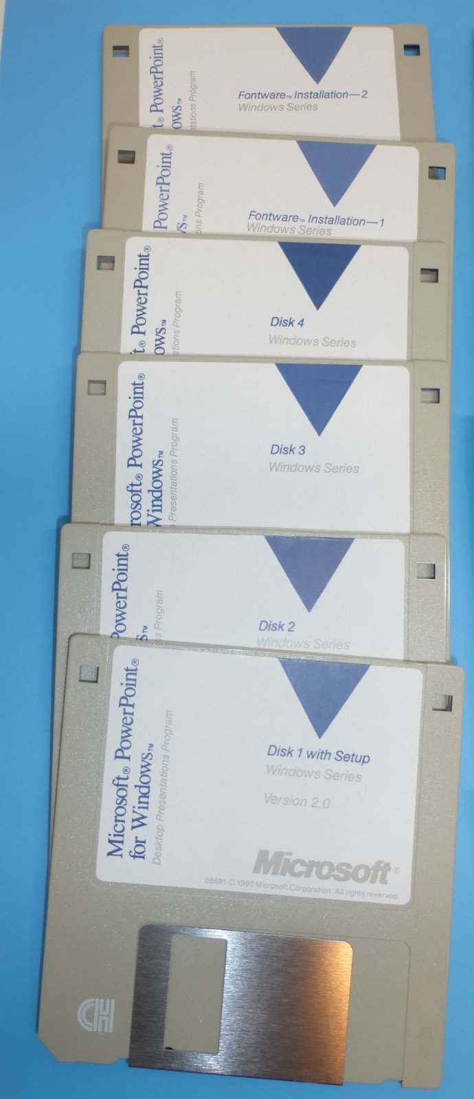 Vintage Microsoft Windows 3.0 DOS Excel Word Point PC Tools Floppy Disk Software