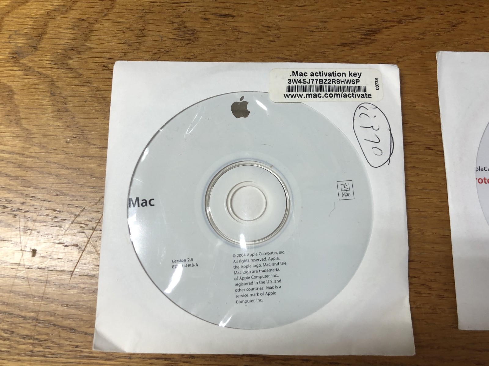 AppleCare Protection Plans Lot of 2 / Macintosh Computer Software