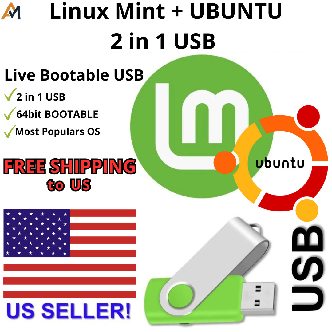 Linux Mint & Ubuntu Bootable USB — Dual OS, Install, Repair, or Upgrade