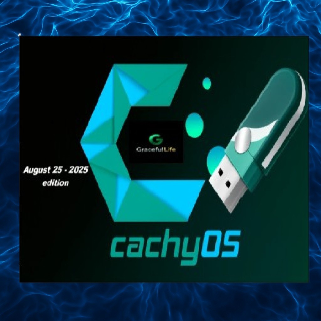 Linux CachyOS 64-Bit Live Install Bootable OS Software ~ 8-25-2025 edition