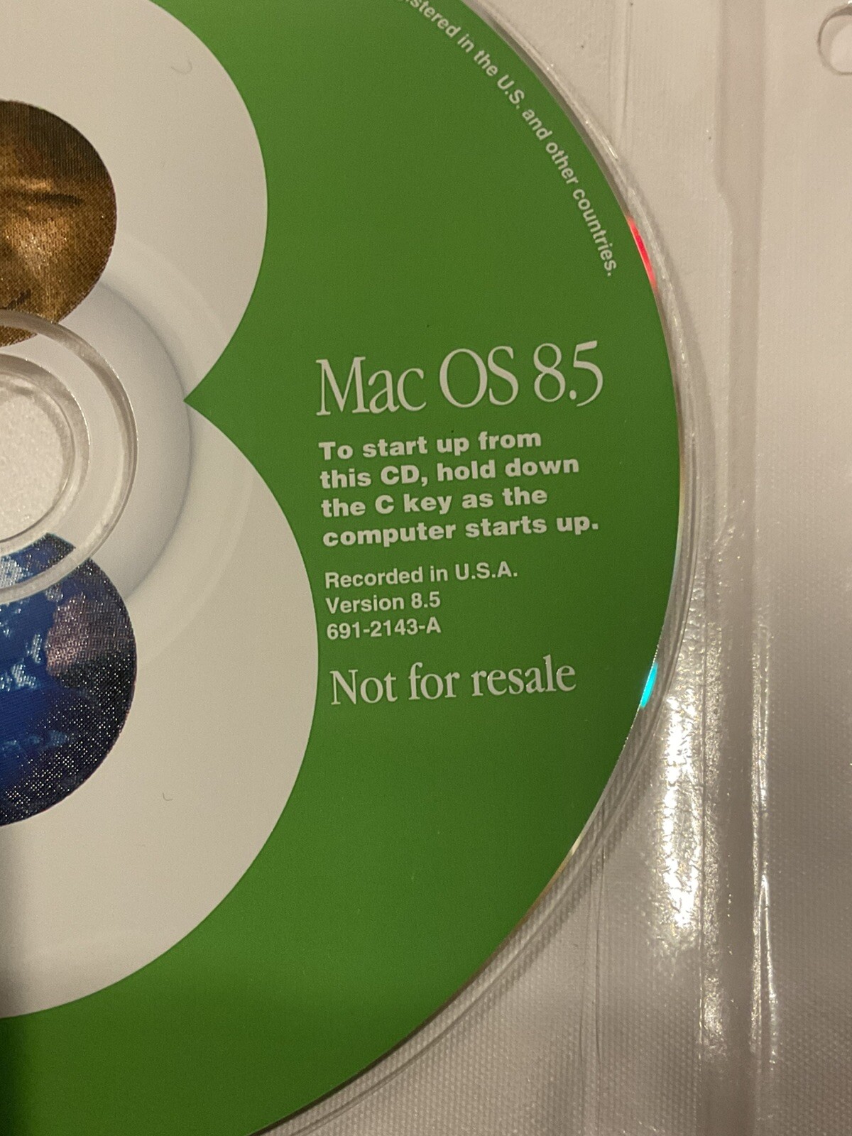 Vintage Apple Mac OS 8.5 Retail Version CD OEM