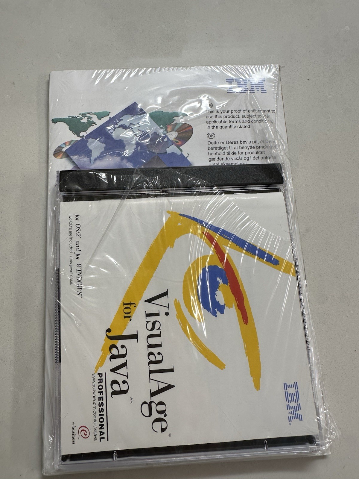 M DB2 v5 Developer Edition Lotus License VisualAge Java Sealed