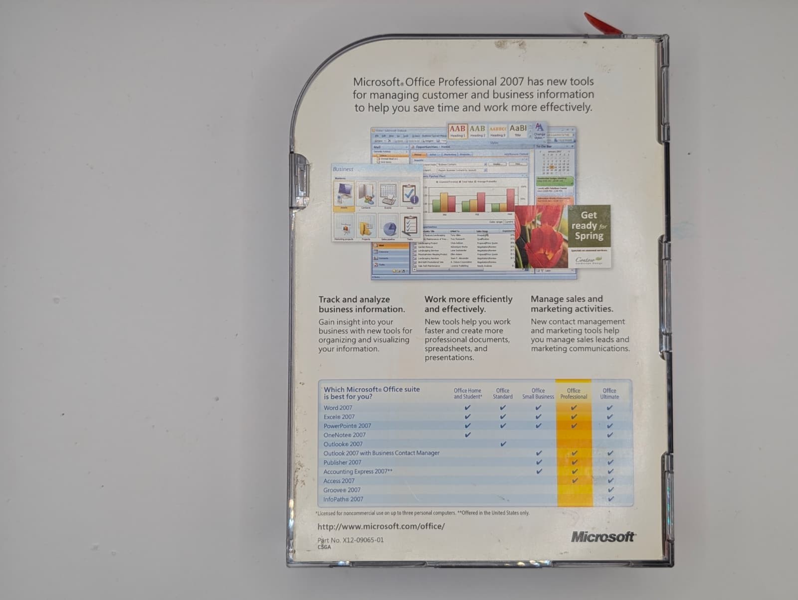 Microsoft X12-08297 Productivity Software Windows XP SP2 or later Windows Vista