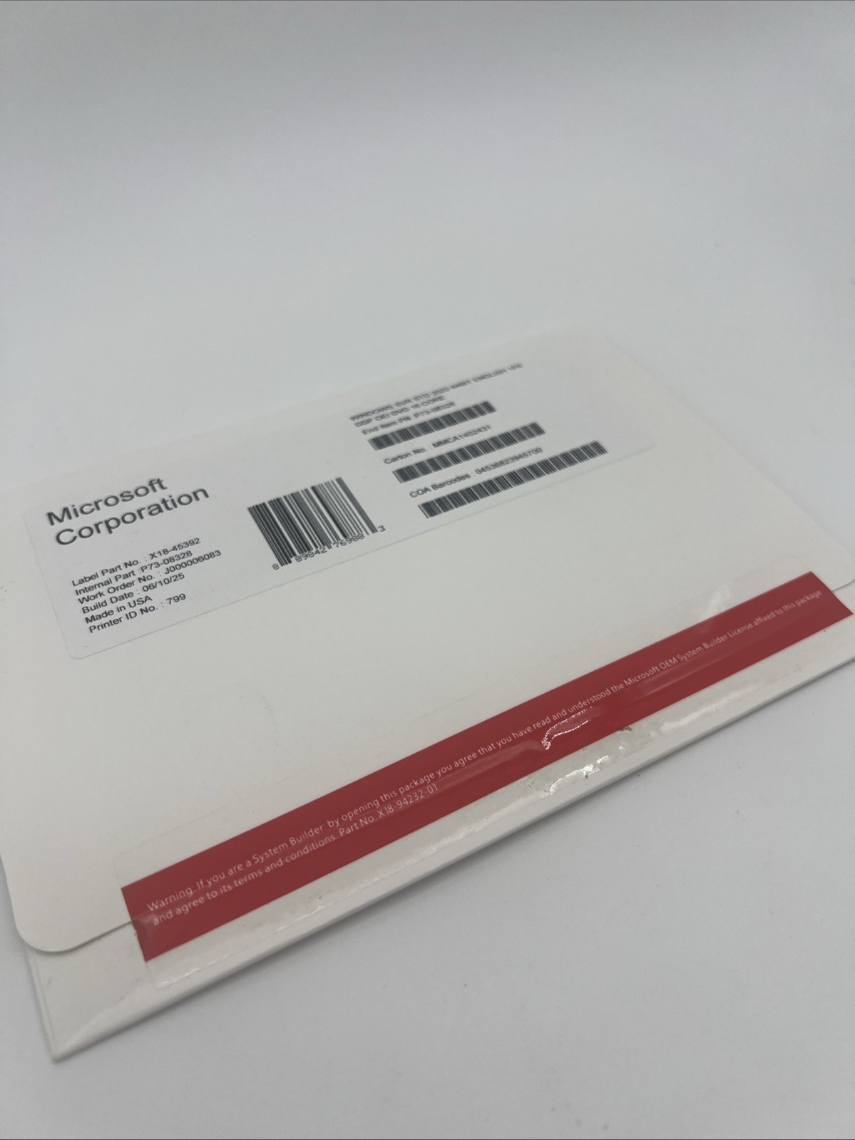 New Win Server 2022 Standard x64 bit- 16 Cores | Full License [Brand New] & HHD