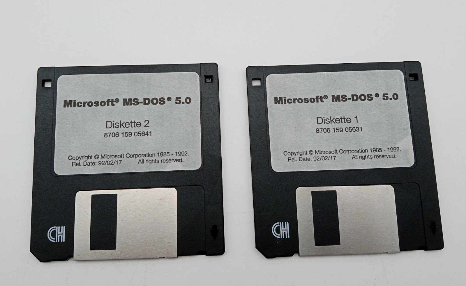 Microsoft MS-DOS 6.0 Upgrade & MS-DOS 5 .0 Operating System 3.5″ Disk vtg LOT