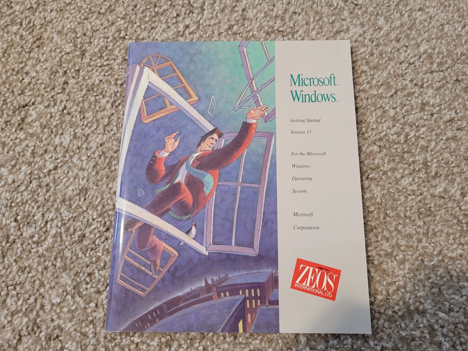 Microsoft Windows 3.1 – Rare ZEOS Version – box, all manuals, all discs