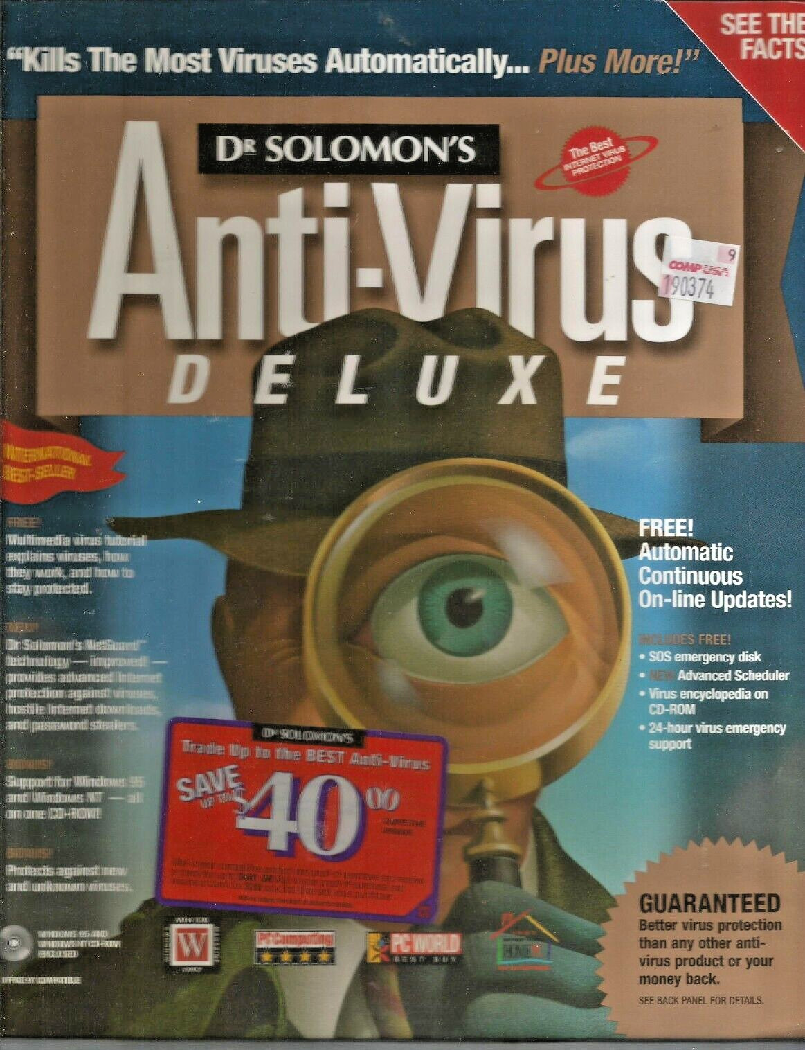 Dr. Solomon’s Anti Virus for Windows 95, Windows NT CD-ROM, Windows 7 BRAND NEW