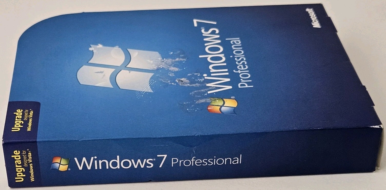 Microsoft Windows 7 Professional UPGRADE 32/64 Bit w/ Product Key Serial Code